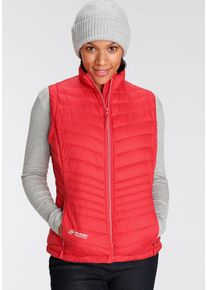 Maier Sports Damen Steppweste, rot, sportlich, Gr. 52, Obermaterial: 100% Polyamid. Futter: 100% Polyamid. Wattierung: 100% Polyester, Westen, In