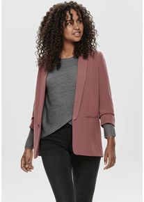 Only Damen Kurzblazer "ONLELLY 3/4 LIFE BLAZER TLR NOOS", beige, modisch, Gr. 34, unifarben, Web, Obermaterial: 95% Polyester, 5% Elasthan, Blazer,