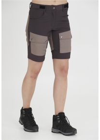WHISTLER Damen Shorts "Lara", grau, sportlich, Gr. 36, mehrfarbig, 65% Polyester, 35% Baumwolle, Hosen, mit dehnbarem Funktionsstretch