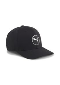 Puma Herren Flex Cap "Circle Cat Tech Golfcap Herren", schwarz, unifarben, Obermaterial: 3% Elasthan, 97% Polyester; Futter: 100% Polyester; Unter