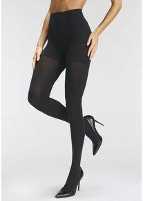 Lascana Stützstrumpfhose schwarz Gr. 36/38 für Damen. Elastisch