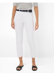 Brax Damen Five-Pocket-Hose Style MARY S WHITE, denim weiß, Gr. 42L