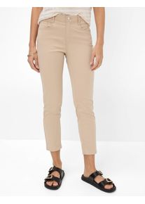 Brax Damen Five-Pocket-Hose Style CAROLA S ALMOND, Beige, Gr. 38K