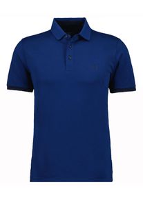 Poloshirt Ragman, Herren, Gr. L, blau (tintenblau, 776), Baumwollmischung, casual, regular fit, ohne Ausschnitt, Kurzarm, Shirts