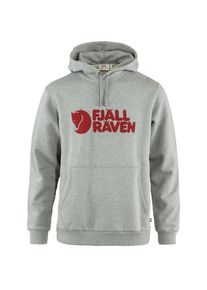 Fjällräven Fjällräven Logo Hoodie Herren - grau - Gr. S - Baumwolle
