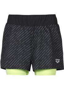 arena Laufshorts Damen - schwarz - Gr. M - Polyester/Elastan