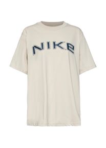 Nike Phoenix T-Shirt Damen - beige - Gr. S - Baumwolle