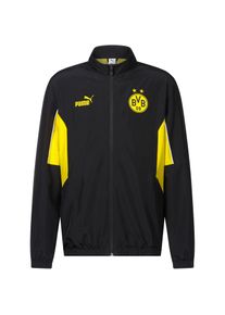 Puma Borussia Dortmund Trainingsjacke Herren - schwarz - Gr. S - Polyester