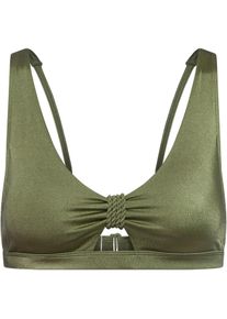 Roxy Brilho Bikini Oberteil - grün - Gr. L