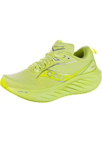 Saucony Triumph 22 Laufschuhe Damen - grün - Gr. 38 1/2 - Kunststoff/Synthetik