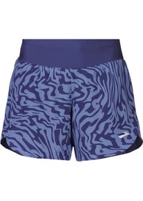 Brooks Chaser Funktionsshorts Damen - blau - Gr. L - Polyester/Elastan