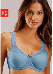 Nuance sheego Gro&szlig;e Gr&ouml;&szlig;en Minimizer-BH, blau, Gr&ouml;&szlig;e 105D - Damen