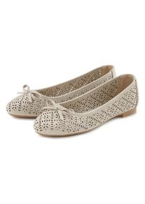 Lascana Ballerina beige Gr. 36 für Damen