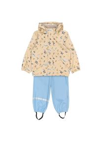 Mikk-line PU Rain Set Magic Rec w Suspension 104 Schnee- & Regenoveralls Kinder (Gr 74 |beige |wasserdicht)