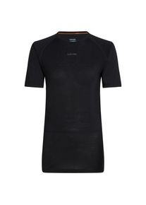 Icebreaker Merino 125 ZoneKnit S/S Crewe Merinounterwäsche Damen (Gr XL |schwarz)