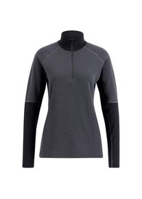 Lundhags Prime Merino Half Zip Merinounterwäsche Damen (Gr S |grau)