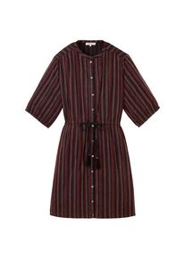 Tranquillo Blusenkleid in Leinenoptik Kleid Damen (Gr 36 |braun)