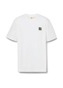 Timberland Short Sleeve Woven Badge Tee T-Shirt Men (Größe XXL |weiß)