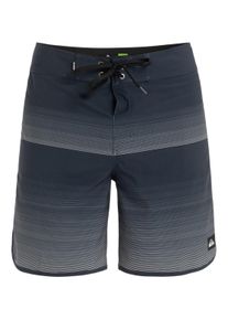 Quiksilver Herren Boardshorts "Surfsilk Scallop 18""schwarz navy tijuana, Gr. 32, 88% Polyester, 12% Elasthan, Hosen