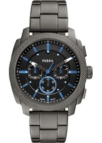 Fossil Herren Chronograph "MACHINE (NEW GENERATION)"anthrazit, schwarz, Armbanduhren, Quarzuhr, Armbanduhr, Herrenuhr, Edelstahlarmband, analog