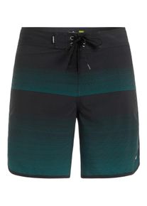 Quiksilver Herren Boardshorts "Surfsilk Scallop 18""teal grün tijuana, Gr. 33, 88% Polyester, 12% Elasthan, Hosen