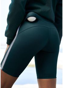active by Lascana LASCANA ACTIVE Radlerhose Grün Gr. XS (32/34) für Damen. Figurbetont