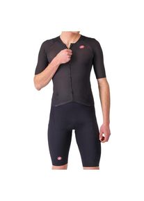 Castelli Free Sanremo Tri Suit S/S Radeinteiler Herren (Größe XL |grau |wasserdicht)