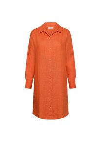 Kleid KnowledgeCotton Apparel Classic Linen Dress Damen (Gr XL |rot)