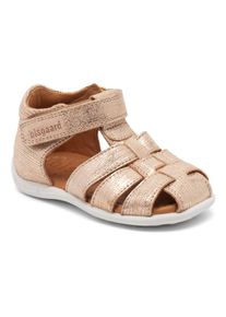 bisgaard Kinder Lauflernschuh "carly Weite: normal", Gr. 21platin rosa, Leder, gemustert, metallic, modisch, Schuhe, Babyschuh mit geschütztem