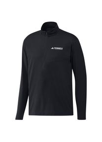 adidas terrex Multi Half Zip L/S Tee Fleecepullover Herren (Gr M |schwarz)