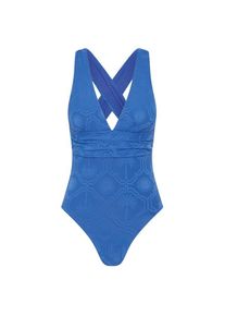Badeanzug Seafolly Collective Cross Back One Piece Damen (Gr 8 |blau)