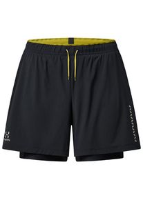 Haglöfs Laufshort Haglöfs L.I.M Tempo Trail 2-In-1 Shorts Damen (Gr M |schwarz)
