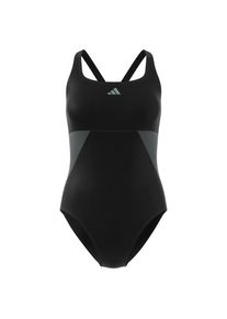 Adidas Bold Stripes Colorblock Suit Badeanzug Damen (Gr 42 |schwarz)