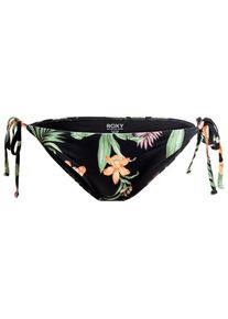 Roxy Print Beach Classics Ties Bikini Bikini-Bottom Damen (Gr XS |schwarz)