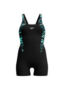 Speedo Hyperboom Splice Legsuit Badeanzug Women (Gr 38 |schwarz)