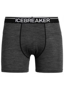 Merinounterwäsche Icebreaker Anatomica Boxers Herren (Gr M |schwarz/grau)