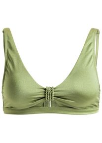 Roxy Brilho Bralette Triangle Bikini-Top Damen (Gr XS |oliv/grün)