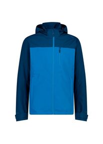 CMP Jacket Fix Hood Ripstop Regenjacke Herren (Gr 50 |blau |wasserdicht)