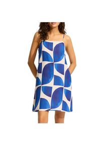 Kleid Seafolly Sunray Bandeau Mini Dress Damen (Gr L |blau)
