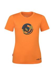 Trollkids Sandefjord T-Shirt XT-Shirt Merinoshirt Kinder Wandern (Gr 104 |orange)