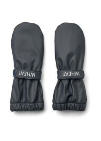 Wheat Rain Mittens Rily Handschuhe Kids (Gr L - 3-5 Years |blau/grau)