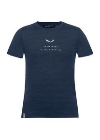 T-Shirt Salewa Eagle Dry S/S Tee K Kinder (Gr 104 |blau)