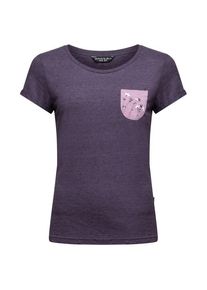 Chillaz Istrien 2.0 T-Shirt T-Shirt Damen Freizeit (Gr 40 |lila/grau)