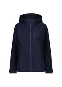CMP Ripstop Poly Jacket Zip Hood Regenjacke Damen (Gr 44 |blau |wasserdicht)