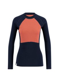 Ulvang Peak Map Crew Baselayer Merinounterwäsche Damen (Gr XL |blau)