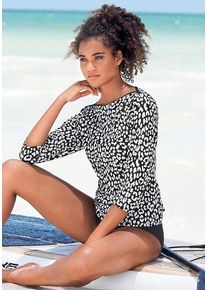 Lascana Bade-Shirt 'Ghira' mehrfarbig Gr. 52/54 für Damen. Ohne Bügel
