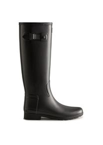 Hunter Boots Refined Tall Boot Gummistiefel Damen (Gr 38 |schwarz |wasserdicht)