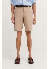 Bugatti Herren Bermudas20, ecru, casual, Gr. 52, unifarben, 98% Baumwolle, 2% Elasthan, Hosen, im lässigen Stil
