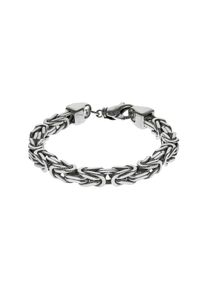 ZEEme Basic Armband Silber 925 poliert Königskette 8mm breit