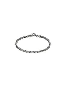 ZEEme Basic Armband Silber 925 poliert Königskette 3mm breit